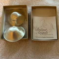 Silver nursing/healing cups for breastfeeding