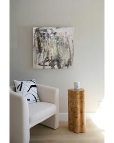 Original Abstract Painting Dublin Painting Room Anchor Neutral Styling Quiet Living Art