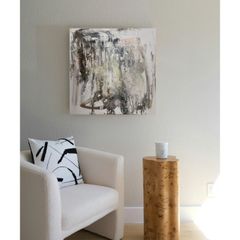 Original Abstract Painting Dublin Painting Room Anchor Neutral Styling Quiet Living Art