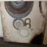 Pair of Contemporary Textured Abstract Canvas Paintings 50x50cm Image 2