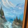 Large W Chapman Oil on Board Image 3