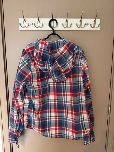 Hollister XL Hooded Checked Shirt Excellent Condition