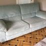 Natuzzi matching sofas. 3 + 2 seaters.  Good condition.  Colour aquamarine. Photos don't do justice to colour due to light. Image 2