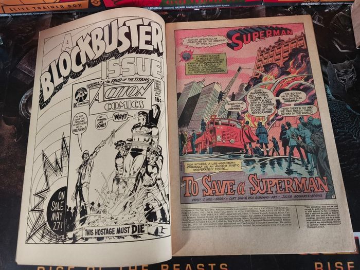 Superman ! Issue #240 ! Wonder Woman Appears ! Bronze Age Comic from 1971 ! by DC Comics !