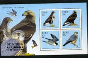 2010 Ireland Stampa Public Souvenir Birds of Prey Miniature Sheet Overprinted for Stampa Mint Never Hinged (MNH)