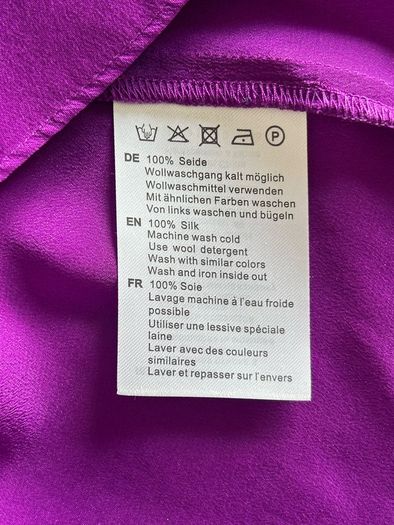 Hallhuber silk blouse, size 38