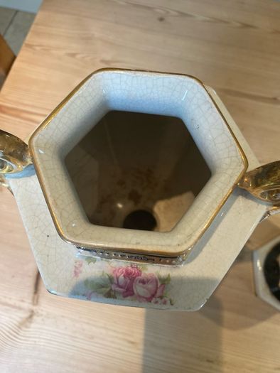 Pair vintage vases