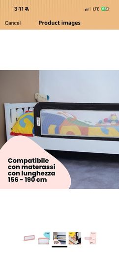 Bed rail - portable