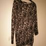 Marks and Spencers Black Floral Design Jumper dress Image 4