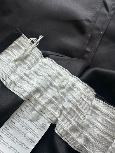 black thermal blackout curtains