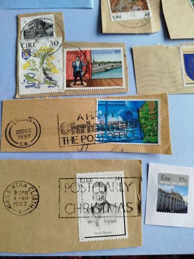 Vintage Irish & International Stamp Lot - 1980s/2000s (Inc. Cats & History)