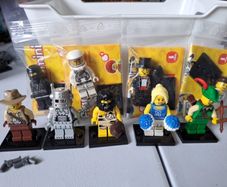 lego minifigures series 1  9 minifigures