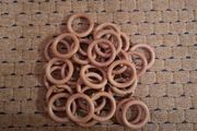 wooden curtain pole rings