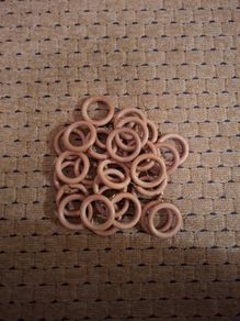 wooden curtain pole rings