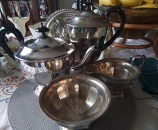 EPNS Mid Century Four Piece Teaset