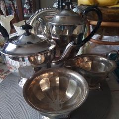 EPNS Mid Century Four Piece Teaset