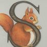 S is for Squirrel by Irish artist Belinda Northcote Image 2