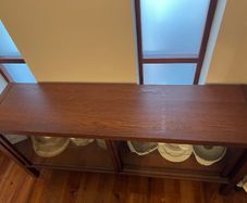Dinning room slide board