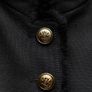 Zara 100% Wool Short Frayed Jacket / Blazer Image 9