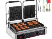BRAND NEW Electric Contact Grill Griddle Panini Press Grill Non-Stick for Commercial Cooking