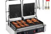 BRAND NEW Electric Contact Grill Griddle Panini Press Grill Non-Stick for Commercial Cooking