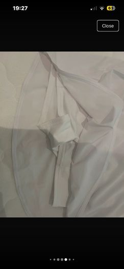 white skirt
