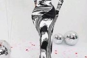 Maxi long sleeve bodycon dress