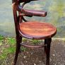 Antique "Fischel" bentwood desk chair Image 3