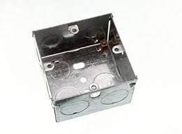 1 Gang Flush Metal Boxes 47 mm deep