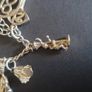 Vintage sterling silver padlock charm bracelet Image 7