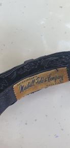 Vintage 1950's Marshall Field & Company black bow and beads headband - Collectable
