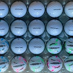 20 used Taylor Made Speedsoft grade B golf balls