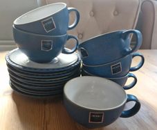 Denby 'Reflex' Tea/ Coffee Cups and Saucers x 6 BNWT