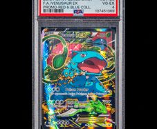 Venusaur EX XY123 PSA 4 VG-EX Graded Promo Red & Blue Collection Pokemon Card