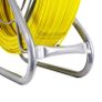 3/16" 350FT Cable Duct Rodder Steel Reel Stand With Brake Fiberglass Fish Tape Continuous Reel Wire Cable Running Cable Puller Running Rod Duct Image 5