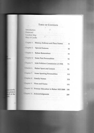 A History Of Rahan And Its Surrounds  (County Cork)
