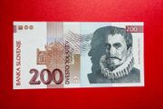 Slovenia  200  Tolarjew   1997   Pick  16a ( Uncirculated )