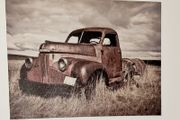 Small Canvas Picture of Old Vintage Car