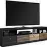 Mercer Tv Console Multicolour Drawers 65" Black - 1773196pcomuk Image 3