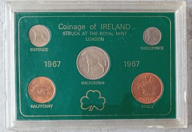 1967 Irish Coin set in original Slip with Cover