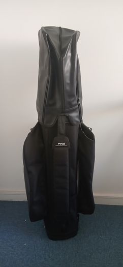 Ping DLX Black Leather Cart Golf Bag