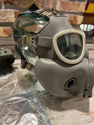vintage gas mask