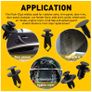 60pcs 6 Sizes, Car Fastening Clip Set, Rivet Clips, Bumper Edge Clips, Automotive Parts Image 5