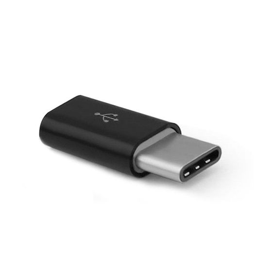 2PCS - [Micro USB (Female) to USB-C (Male) + Micro USB (Female) to Apple Lightning (Male)] Convertors/Adapters (Brand New/Warranty)