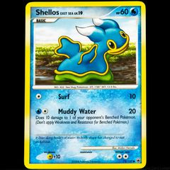 Shellos East Sea Lv.19 73/100 Common Diamond and Pearl Majestic Dawn Pokemon Card