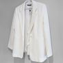 New Dunnes Stores Cream Tailored Blazer Image 6