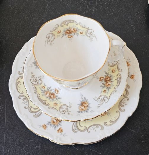 Rare Royal Albert Bone China "September Song" Coffee Pot Set