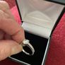 Swarovski crystal ring solatire Image 10