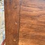 Early 20th Century Solid Oak Butchers Block Prep Table. Image 5