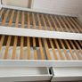 single bed with storage and pull out bed. Image 2
